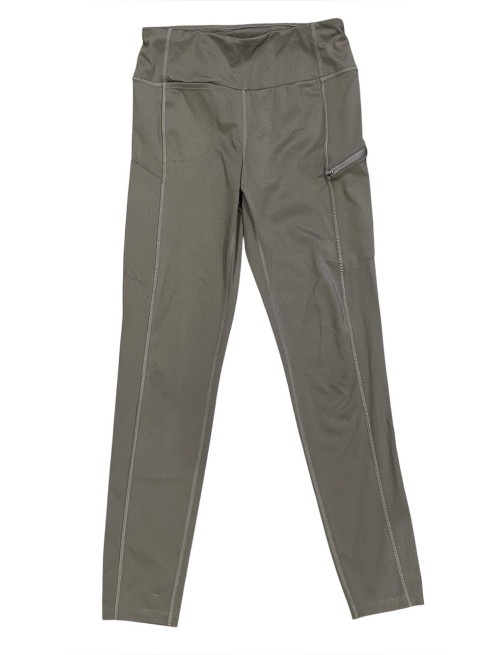 Zella Leggings Pull On Athletic Activewear Athleisure Minimalist Casual Taupe S